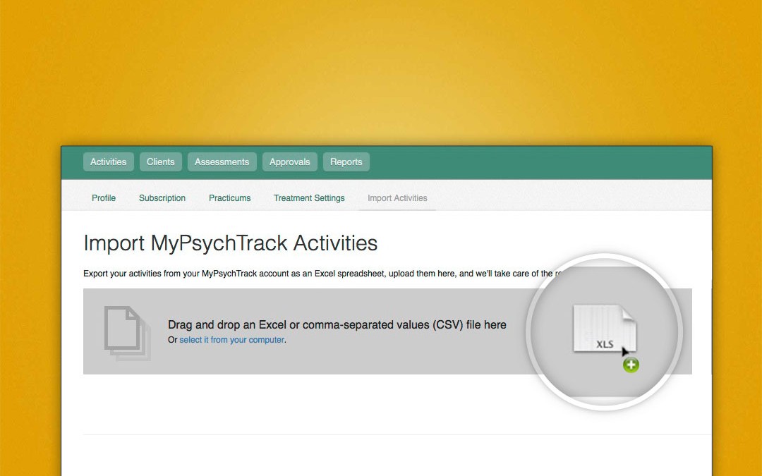 Import your MyPsychTrack data into Time2Track