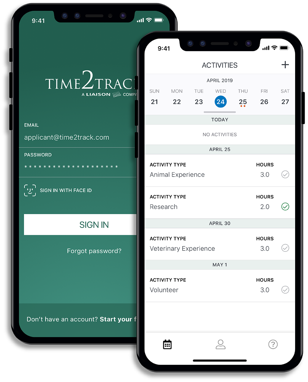 Time2Track | The Easiest Way to Track Your Pre-Vet Experiences