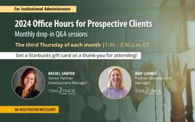 Monthly Office Hours for Prospective Clients |Third Thursday of every month | 1:30 – 2:30 pm ET